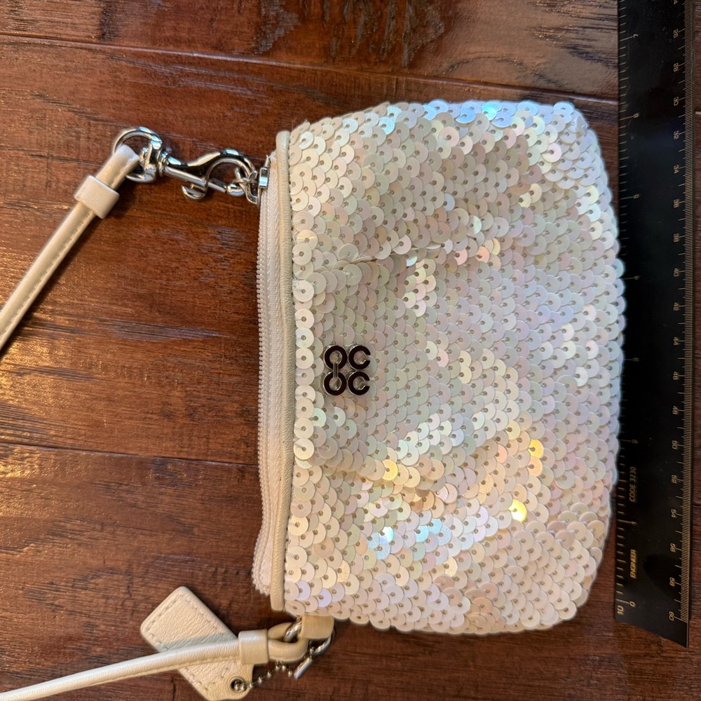 Coach Sequin Wristlet - image 4